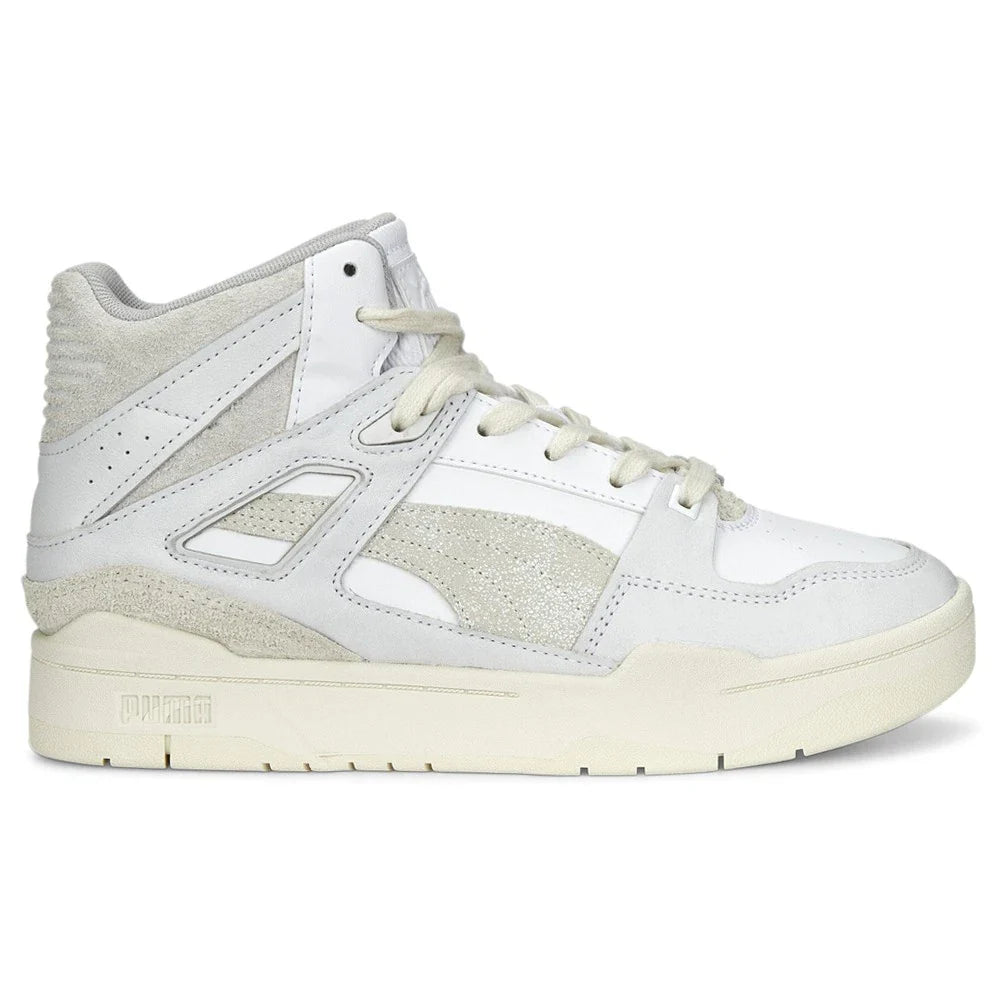Puma Women's White/Frosted Ivory Slipstream Thrifted High Top Sneakers | Puma In Lebanon